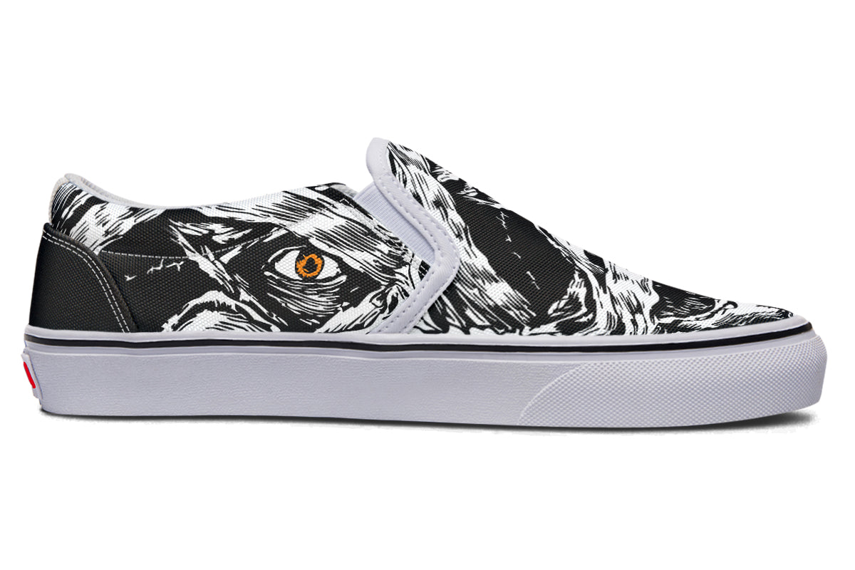 The Watchful Mummy Slip On Shoes - Last Light Apparel