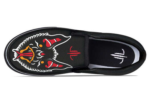 Traditional Bat Slip On Shoes
