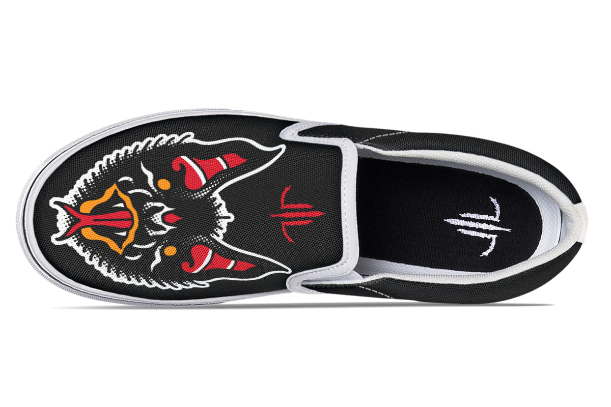 Traditional Bat Slip On Shoes