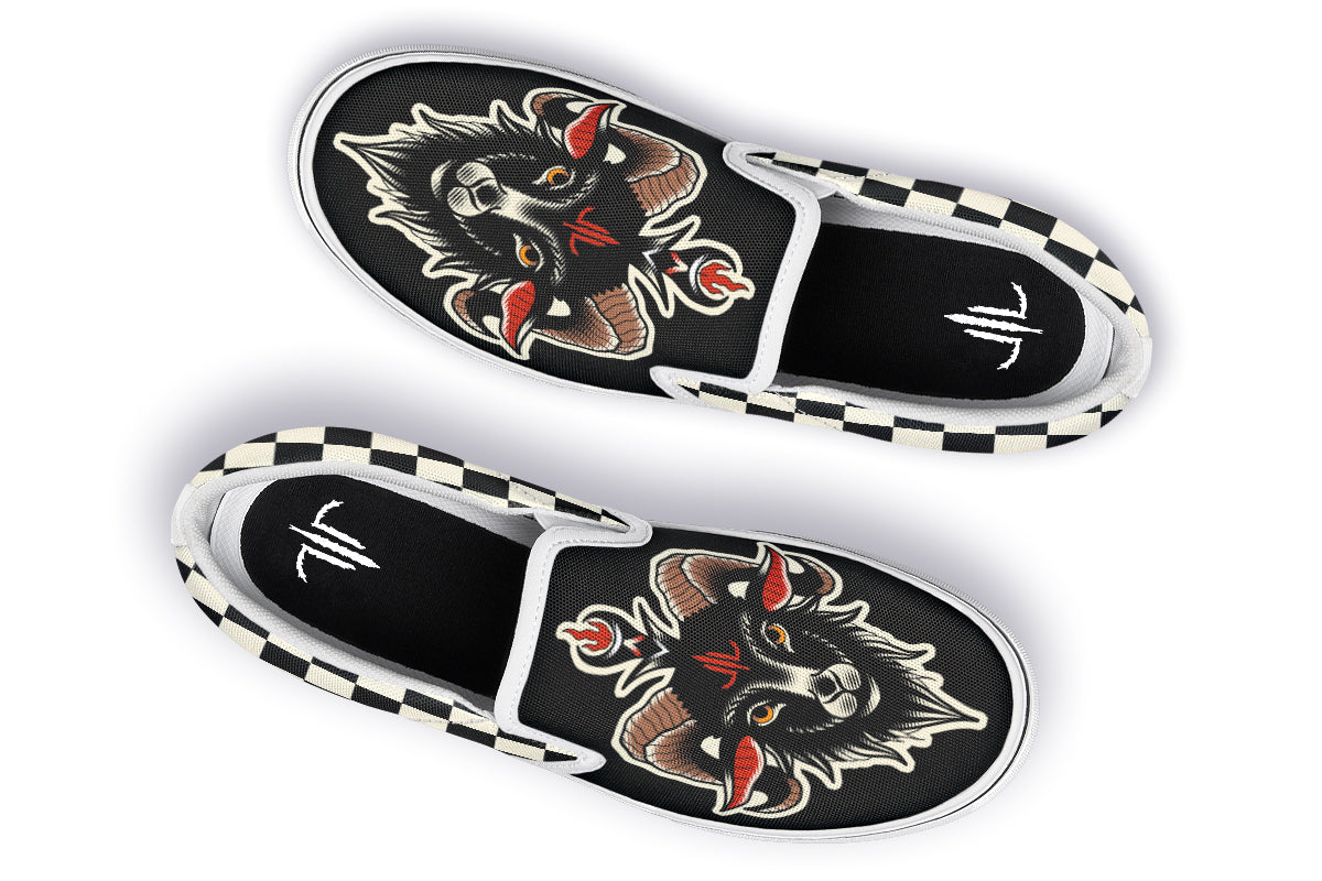 Traditional Goat Slip On Shoes