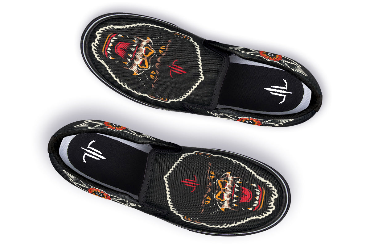 Traditional Gorilla Slip On Shoes