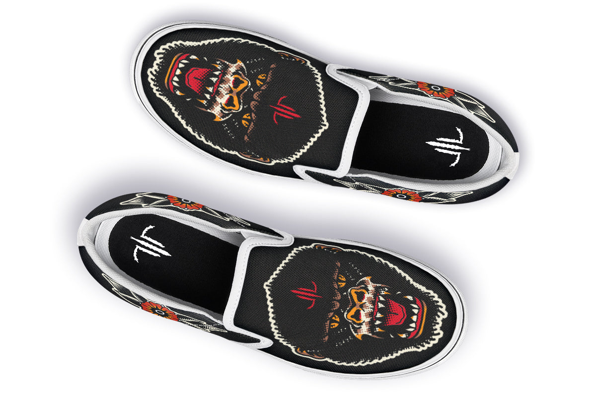 Traditional Gorilla Slip On Shoes