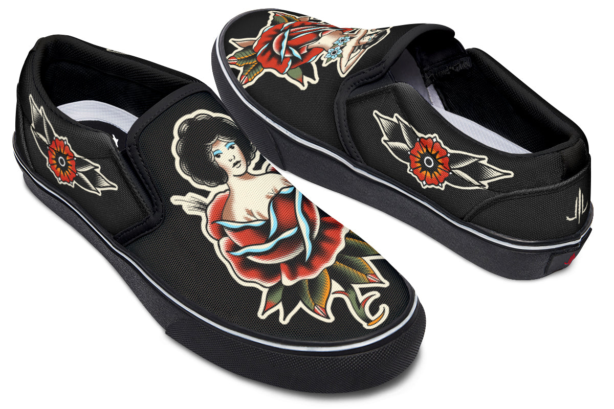 Traditional Ladies Slip On Shoes