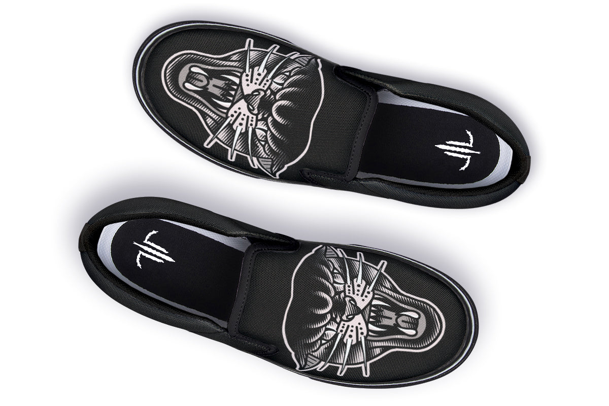 Traditional Panther Slip On Shoes