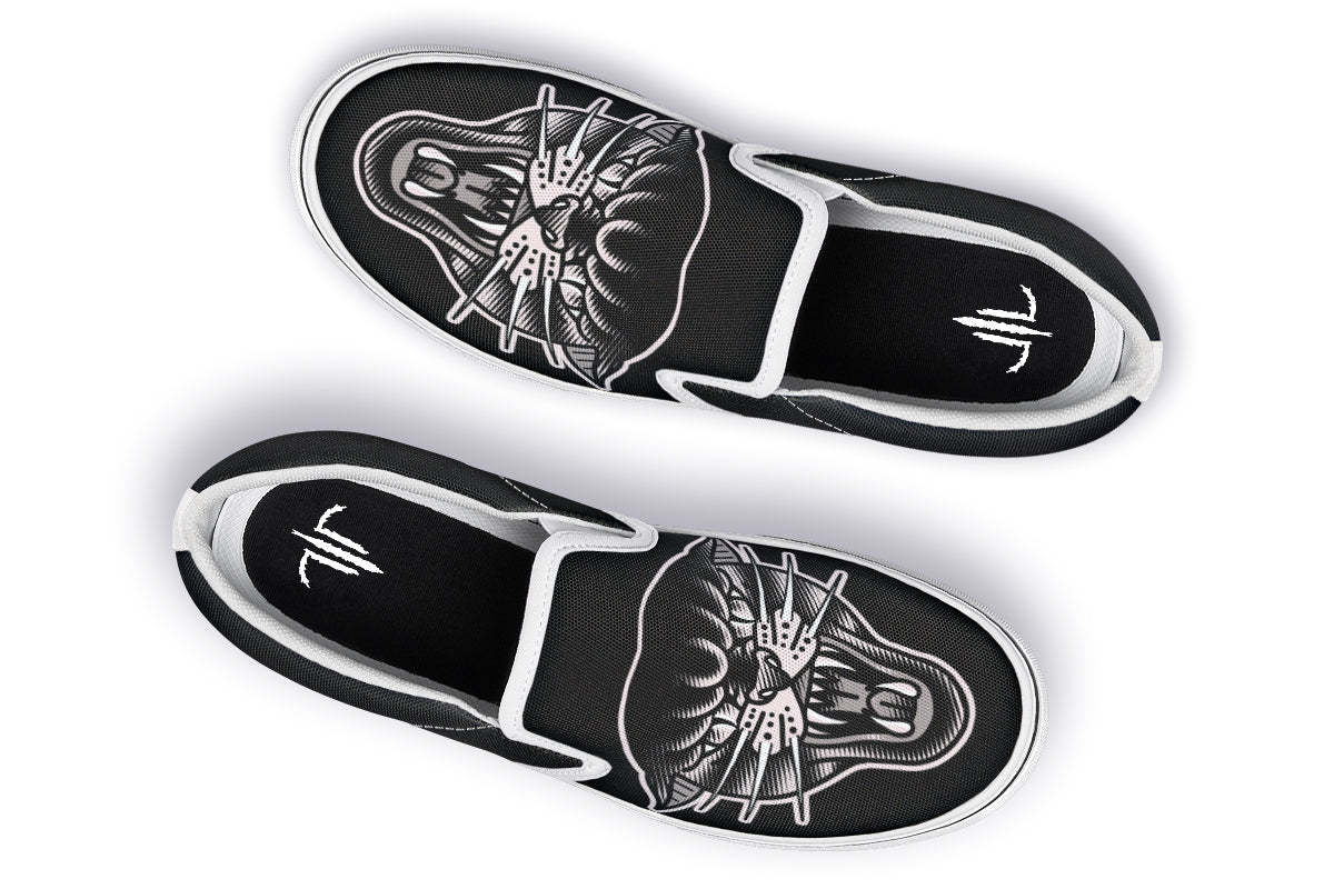 Traditional Panther Slip On Shoes