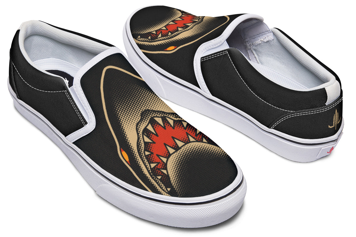 Traditional Shark Slip On Shoes