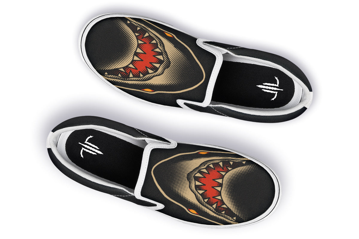 Traditional Shark Slip On Shoes