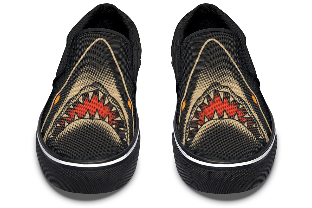 Traditional Shark Slip On Shoes