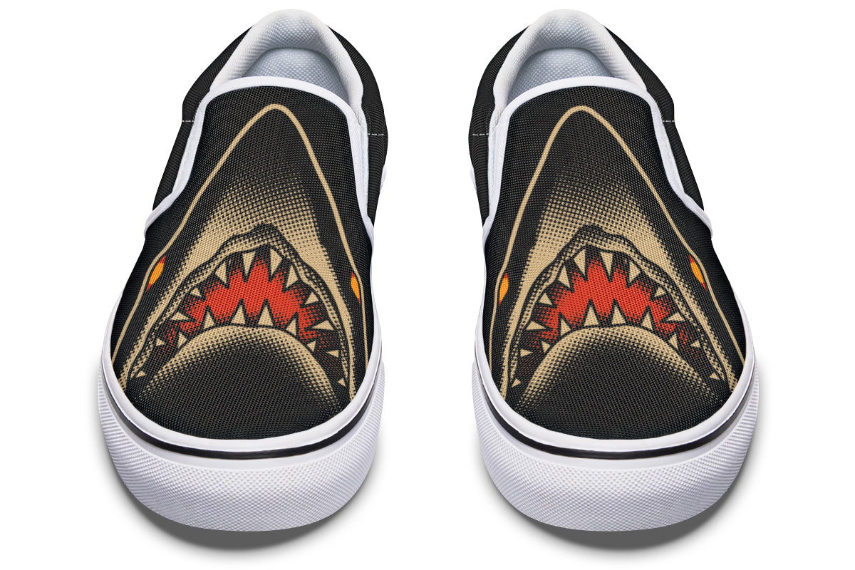 Traditional Shark Slip On Shoes