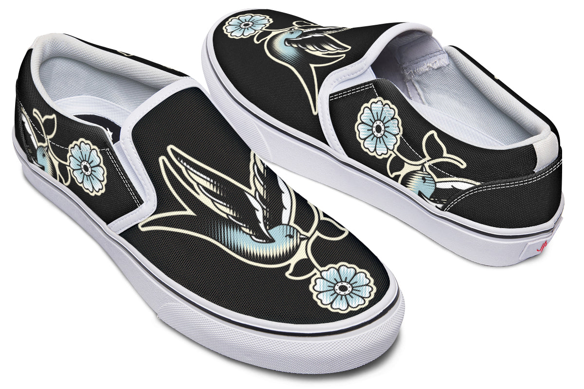 Traditional Swallow Slip On Shoes