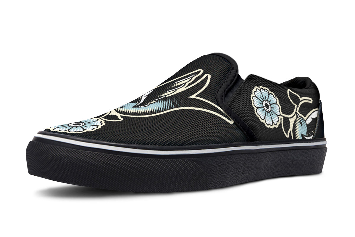 Traditional Swallow Slip On Shoes