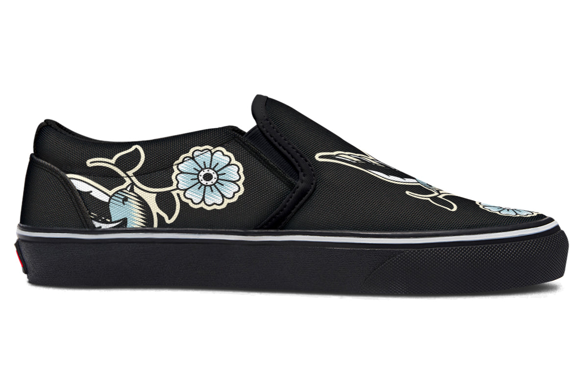 Traditional Swallow Slip On Shoes