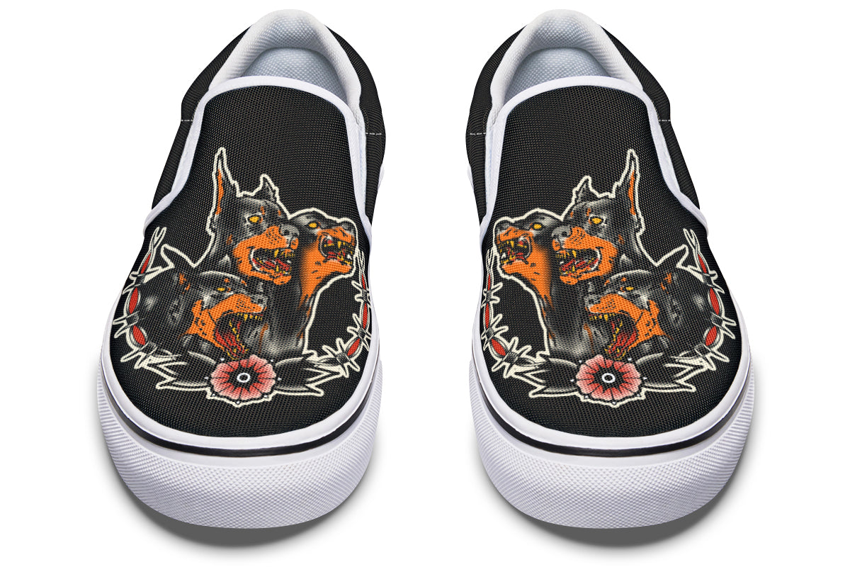 Undead Pharaoh's Cerberus Slip On Shoes