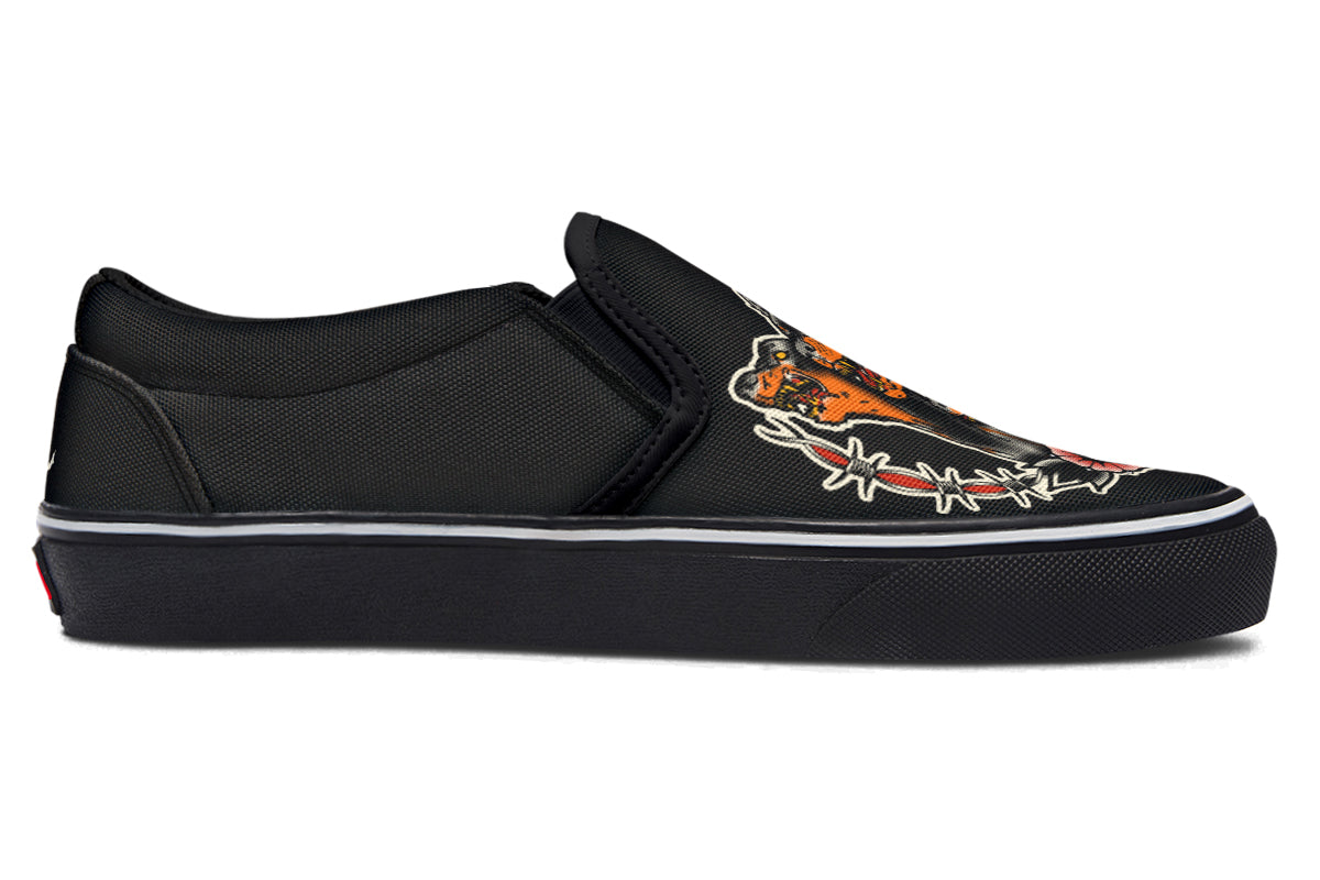 Undead Pharaoh's Cerberus Slip On Shoes