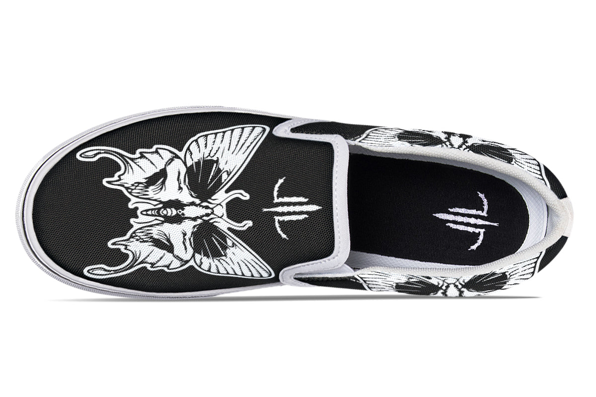 Wings Of Death Slip On Shoes - Last Light Apparel