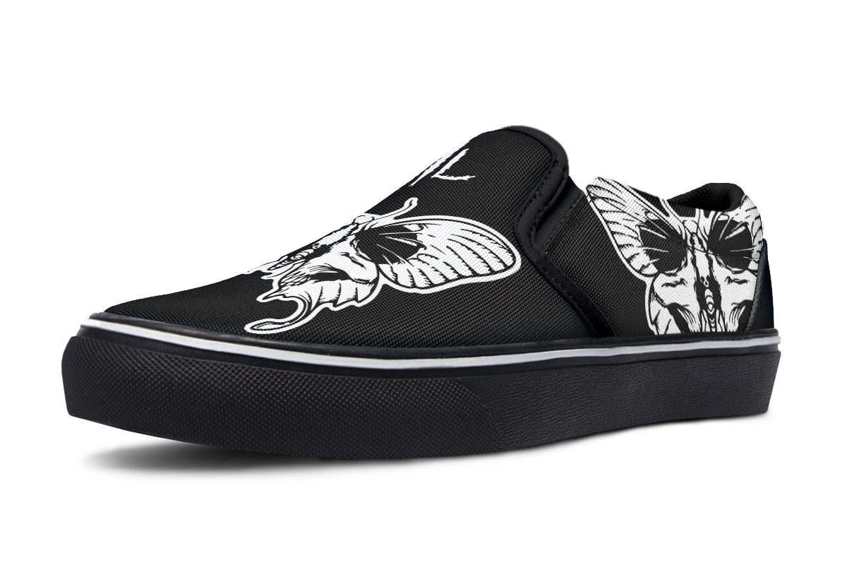 Wings Of Death Slip On Shoes - Last Light Apparel