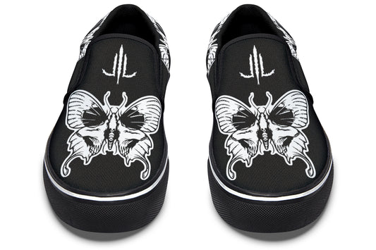 Wings Of Death Slip On Shoes - Last Light Apparel