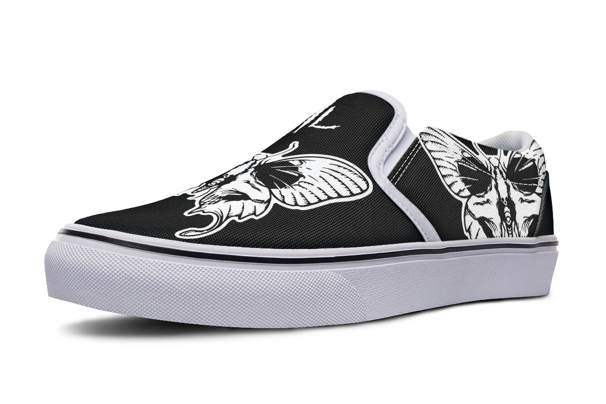 Wings Of Death Slip On Shoes - Last Light Apparel