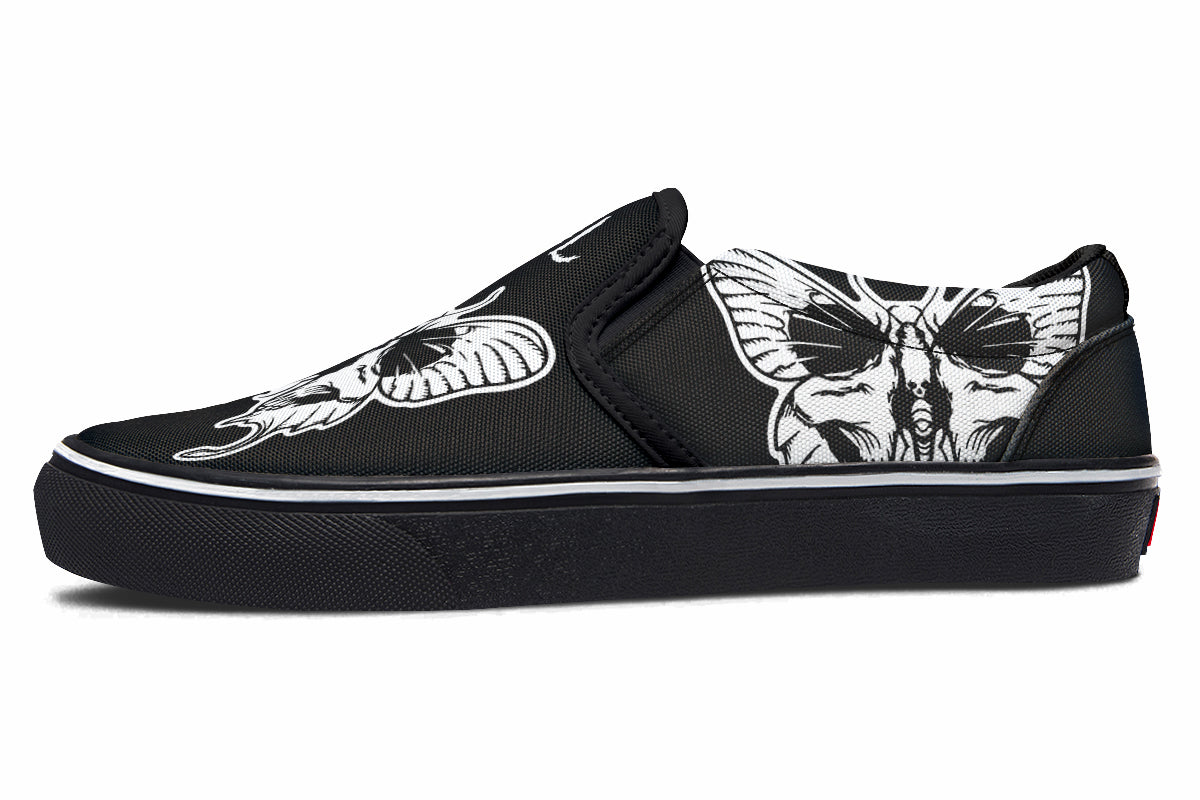 Wings Of Death Slip On Shoes - Last Light Apparel