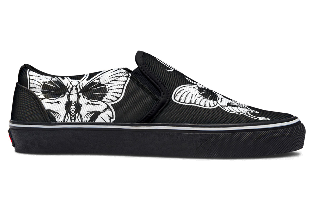 Wings Of Death Slip On Shoes - Last Light Apparel