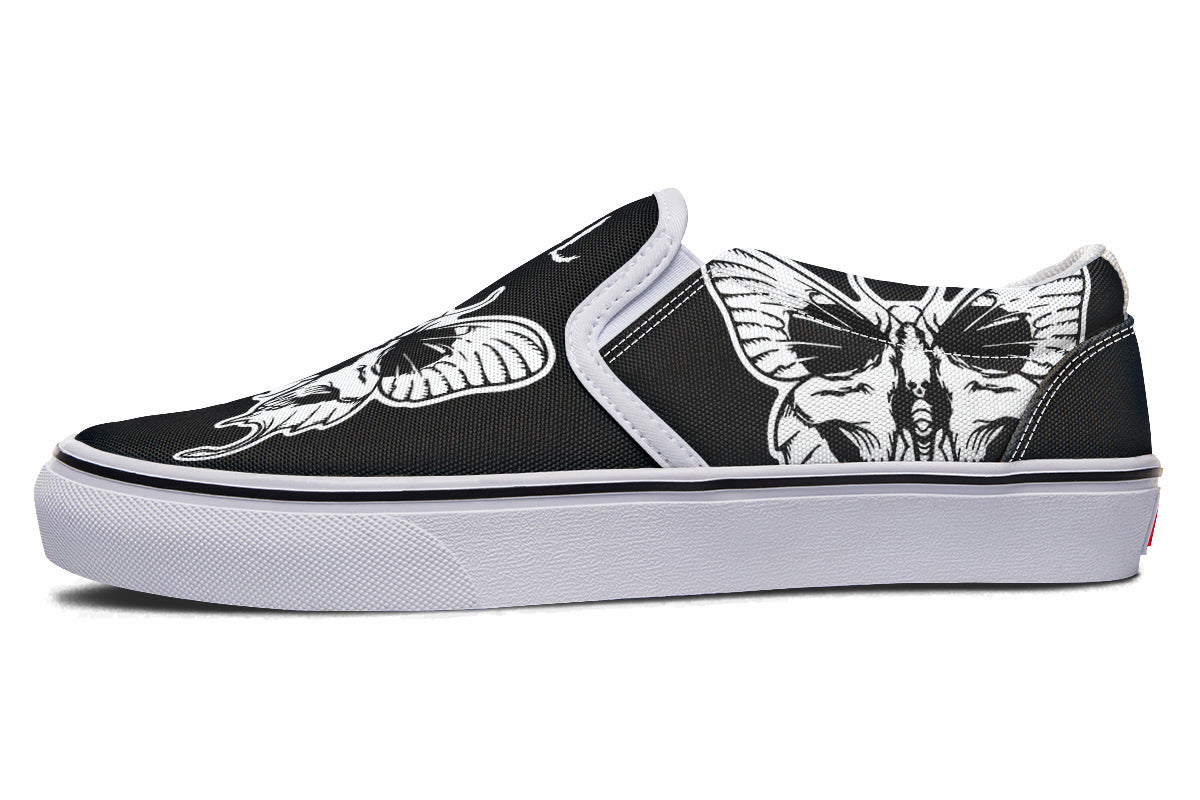 Wings Of Death Slip On Shoes - Last Light Apparel