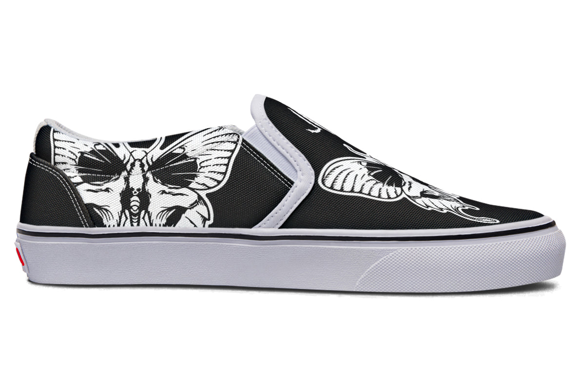 Wings Of Death Slip On Shoes - Last Light Apparel