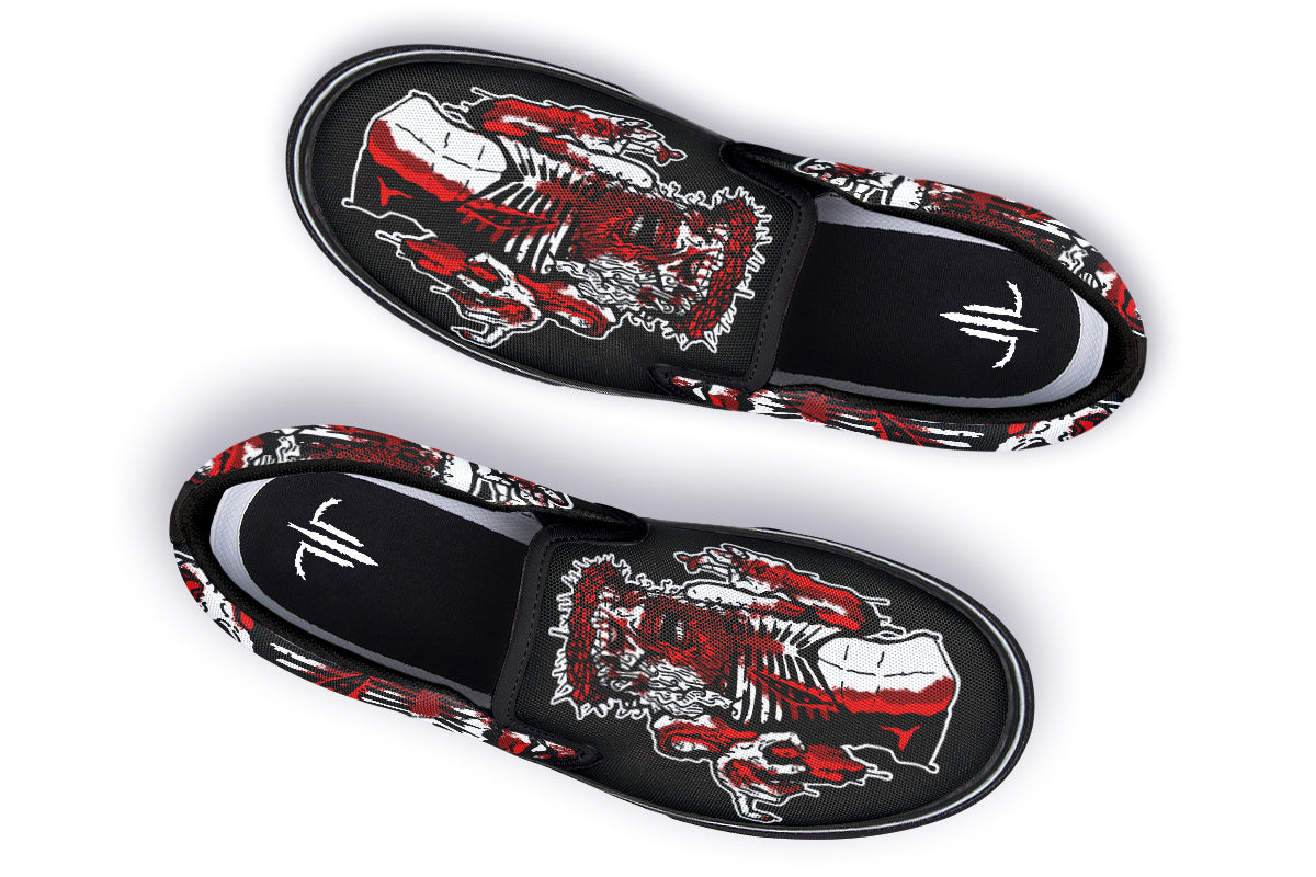 Zombie Jesus Slip On Shoes