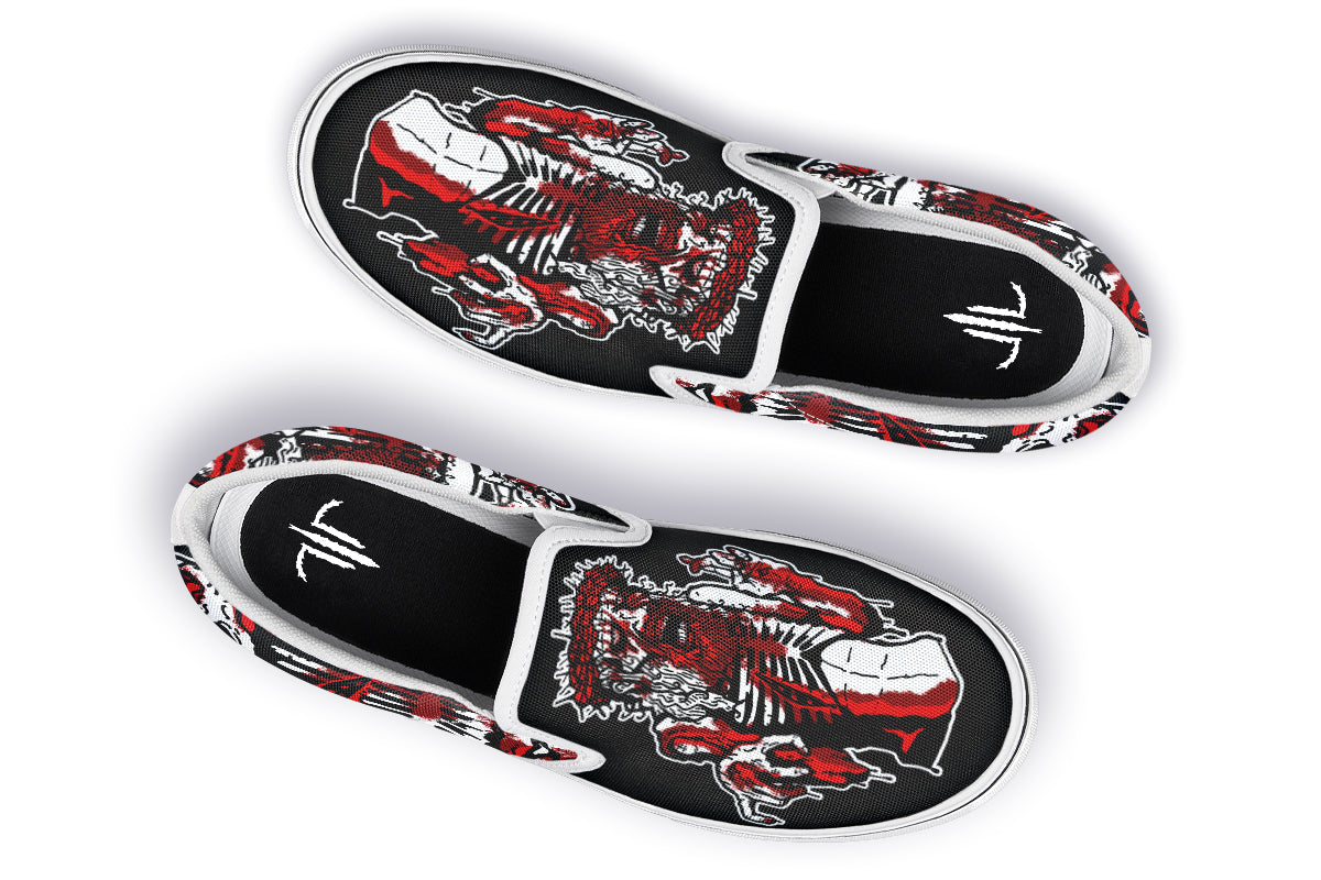 Zombie Jesus Slip On Shoes