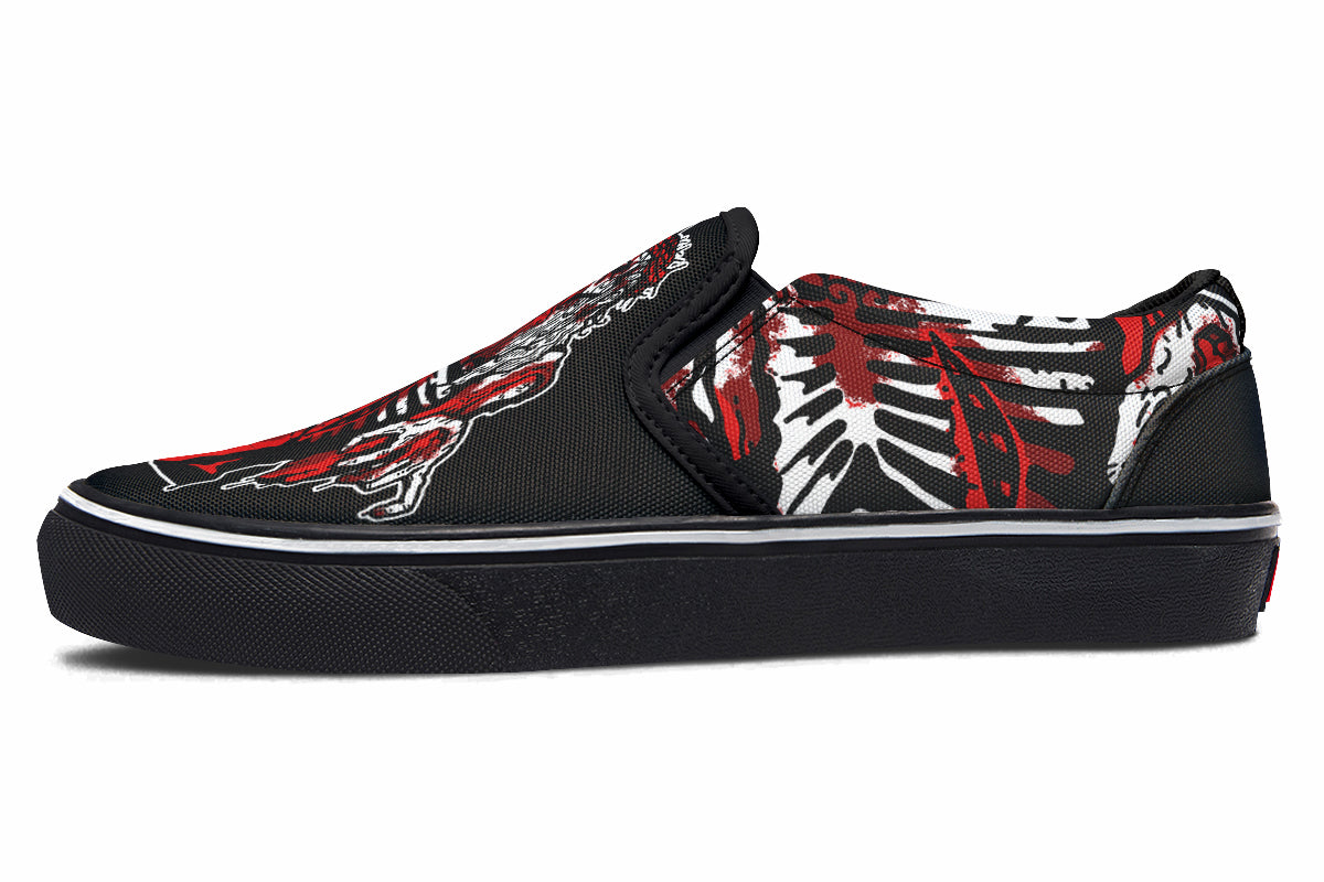 Zombie Jesus Slip On Shoes