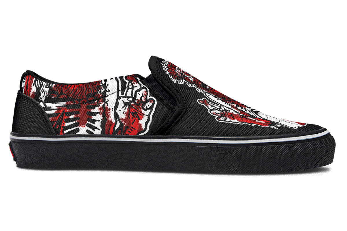 Zombie Jesus Slip On Shoes