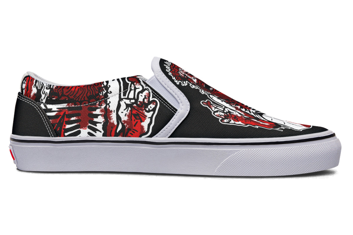 Zombie Jesus Slip On Shoes