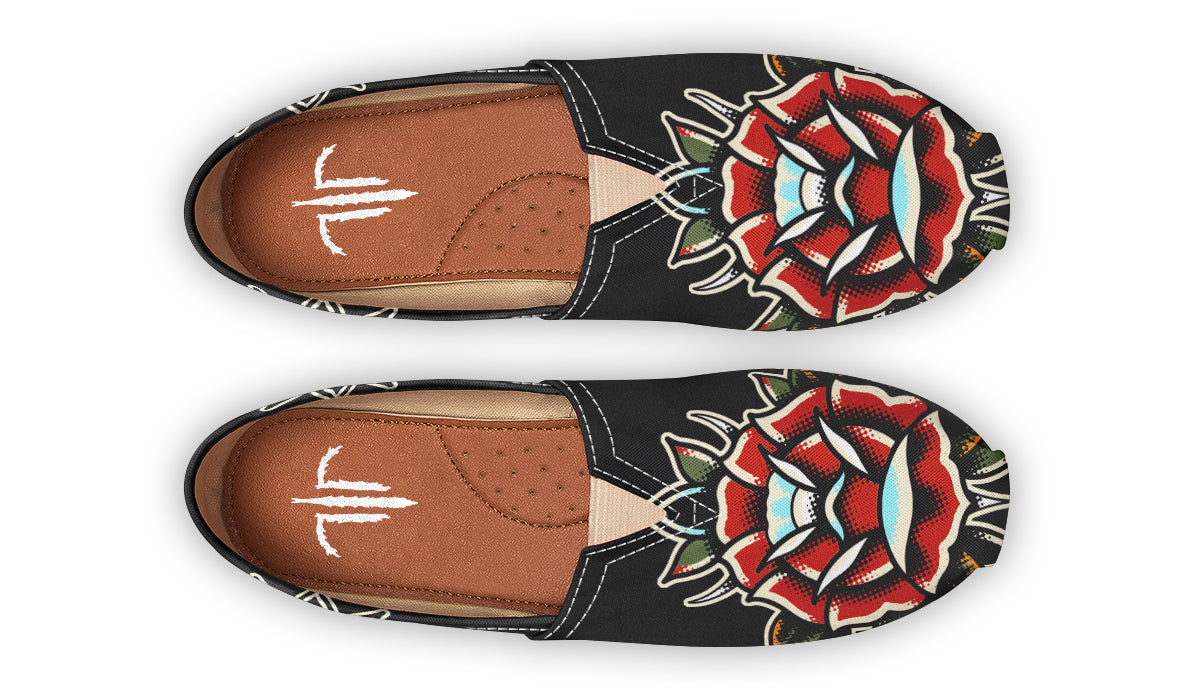 Traditional Rose Casual Shoes