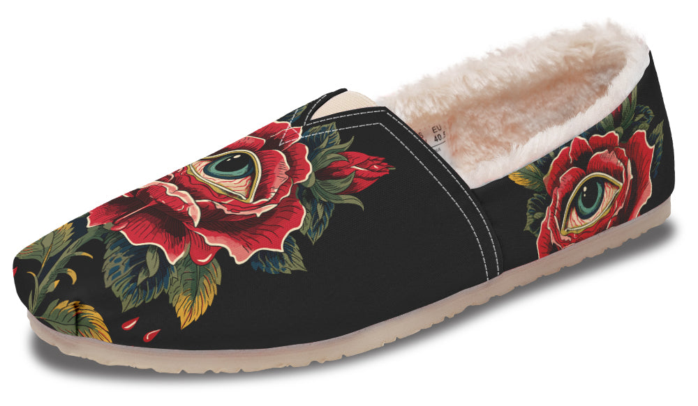 Bleeding Eye Rose Winter Casual Shoes