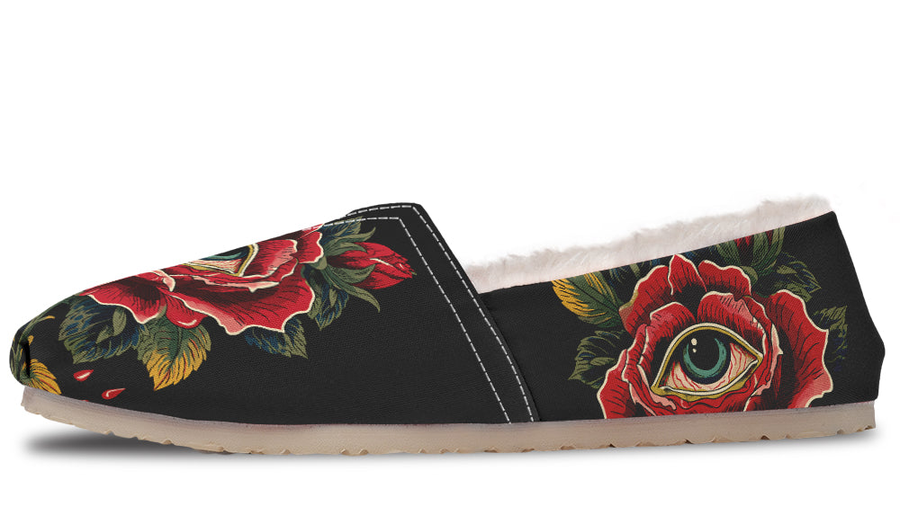 Bleeding Eye Rose Winter Casual Shoes