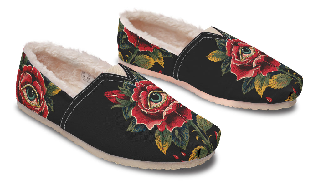 Bleeding Eye Rose Winter Casual Shoes
