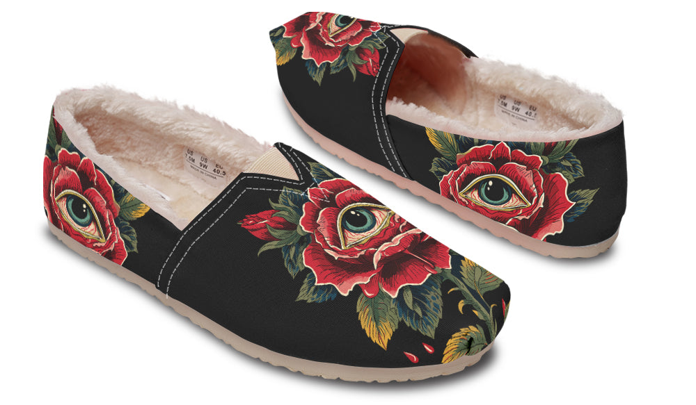 Bleeding Eye Rose Winter Casual Shoes