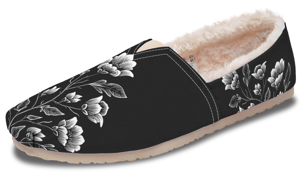 Floral Minimalist Winter Casual Shoes