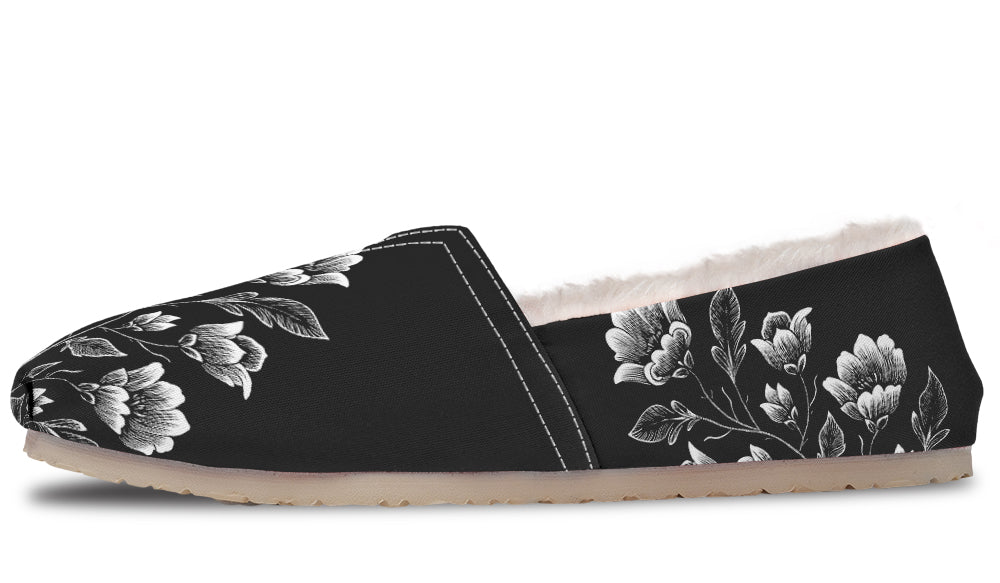 Floral Minimalist Winter Casual Shoes