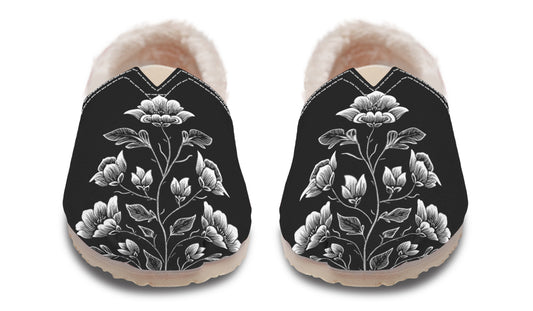 Floral Minimalist Winter Casual Shoes