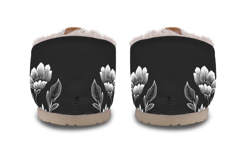 Floral Minimalist Winter Casual Shoes