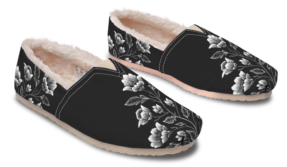 Floral Minimalist Winter Casual Shoes