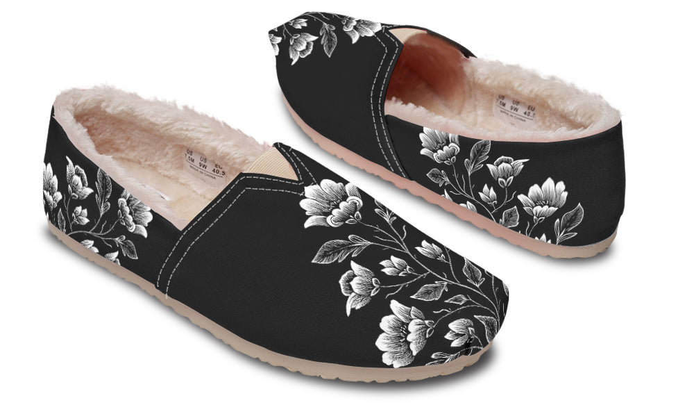 Floral Minimalist Winter Casual Shoes