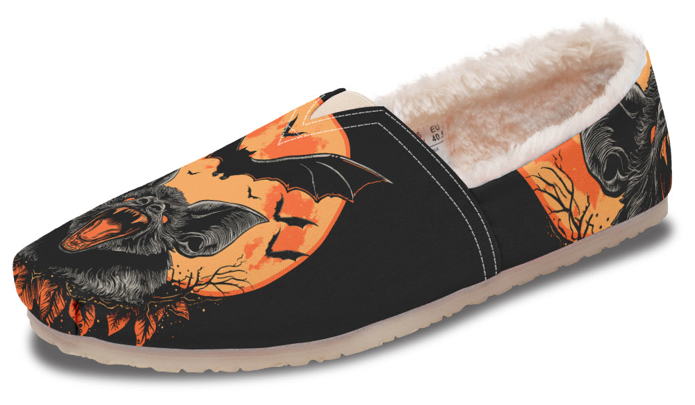 Halloween Fall Bats Winter Casual Shoes