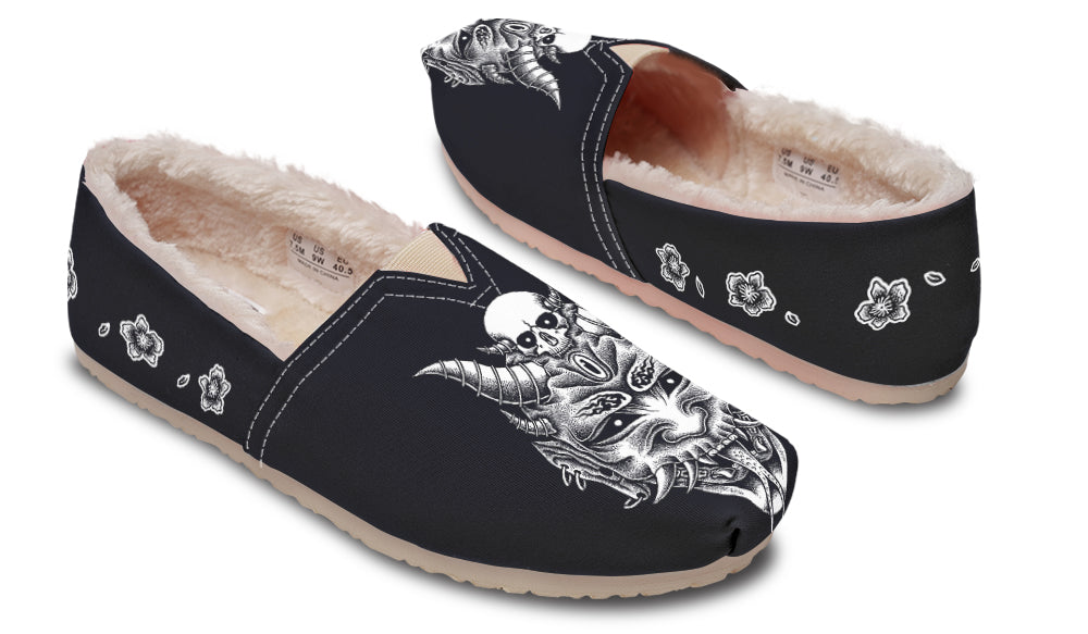 Hannya Mask Winter Casual Shoes