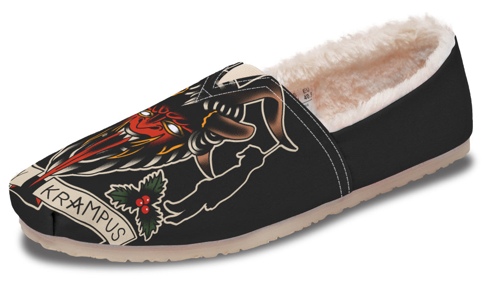 Merry Krampus Winter Casual Shoes