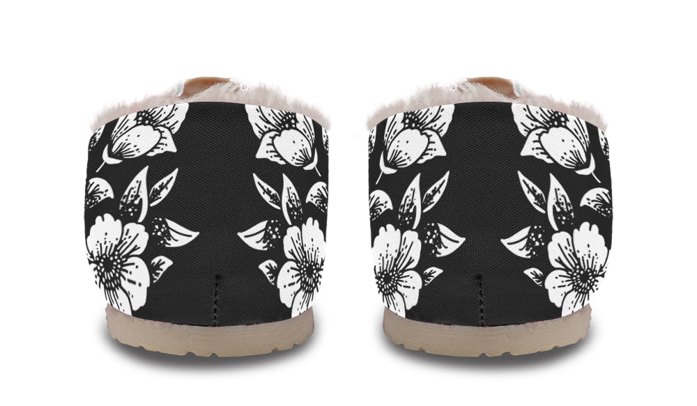 Minimalist Dagger Flowers Winter Casual Shoes