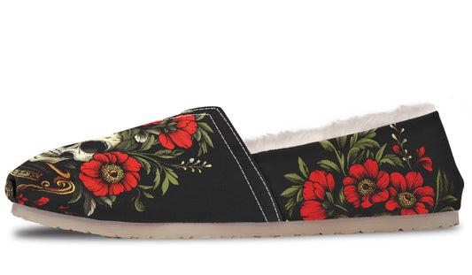 Skull Vase Winter Casual Shoes