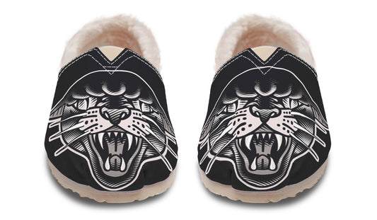 Traditional Panther Winter Casual Shoes