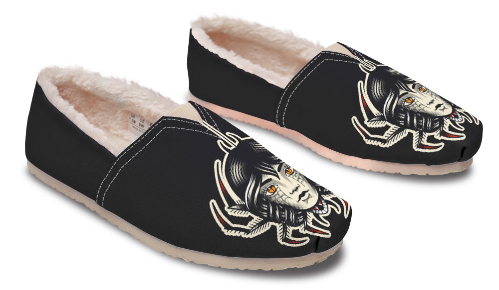 Traditional Spider Girl Head Winter Casual Shoes