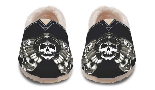 Undead Butterfly Girl Winter Casual Shoes